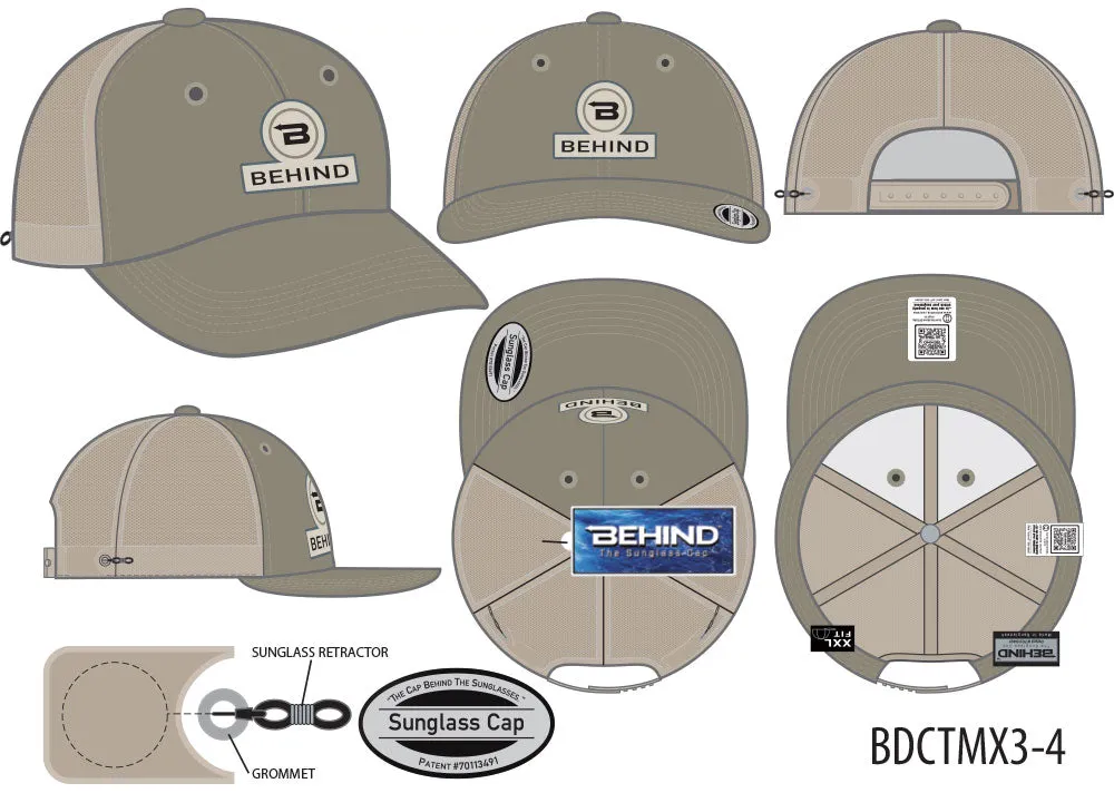 BDCTMX3-4 (MOSS / ECRU MESH)