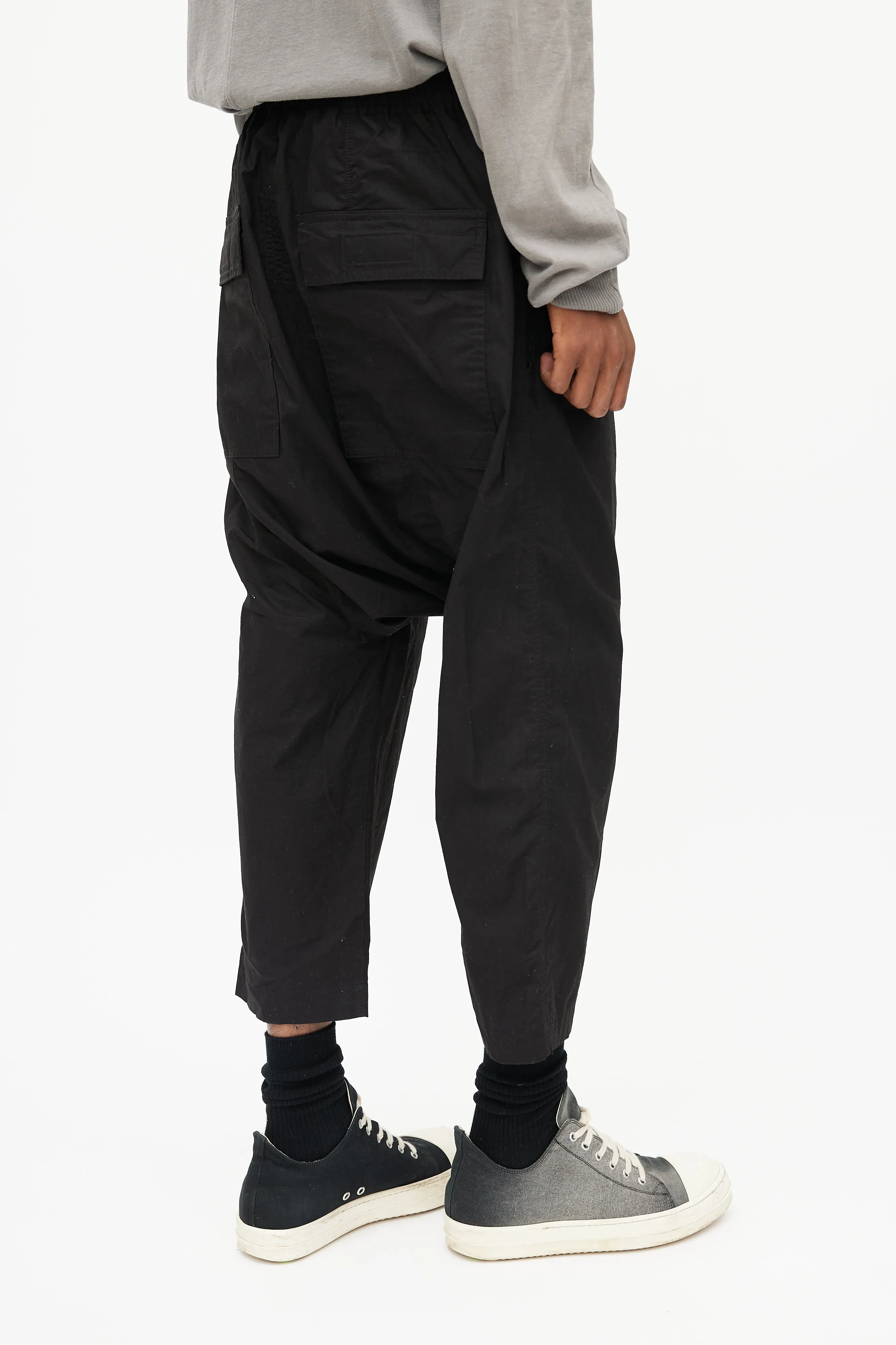 Black Drop Seat Pant