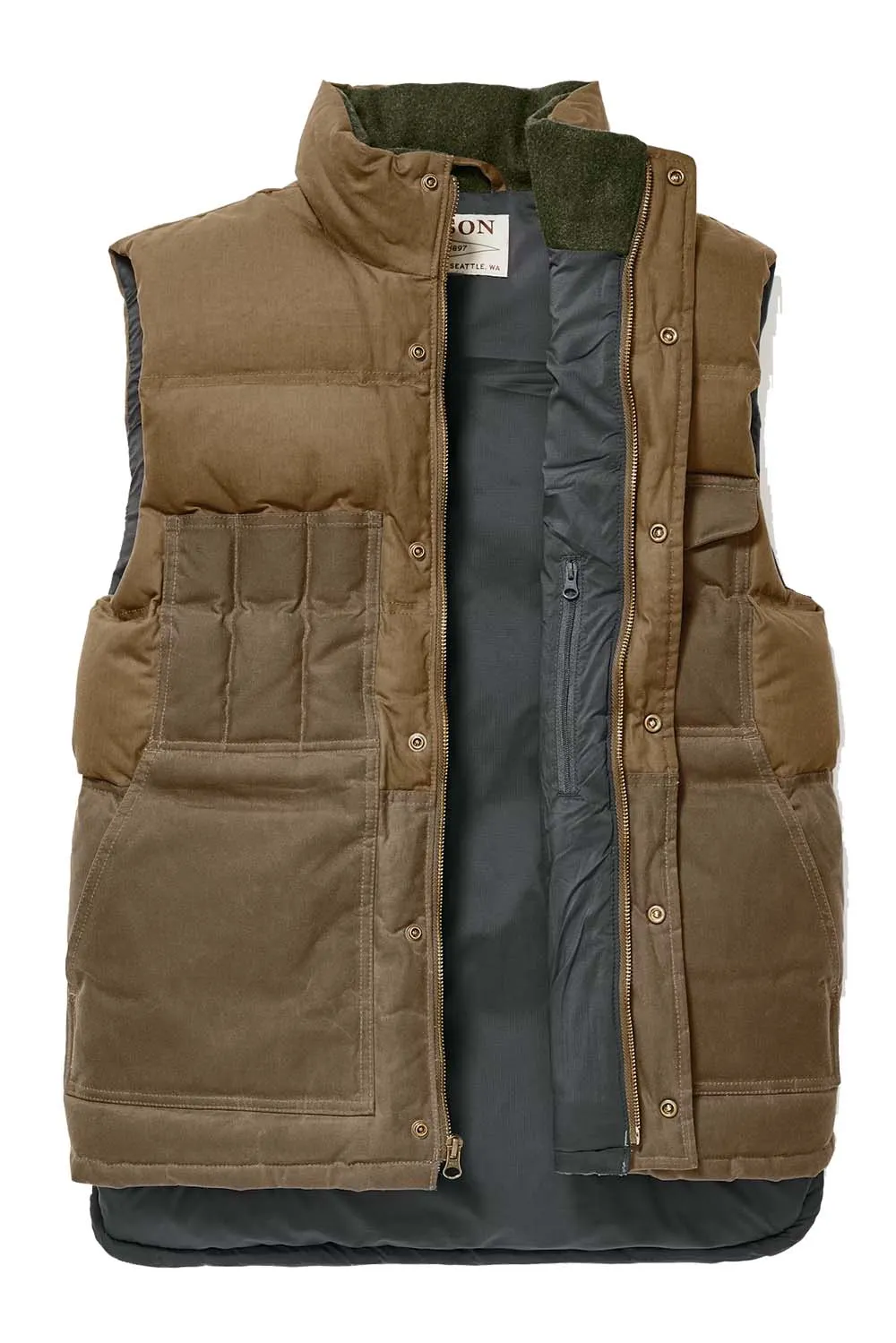 DOWN CRUISER VEST Dark Tan