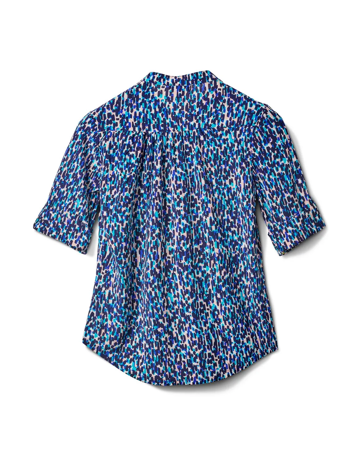 Elbow 2 Pocket Knit Pintuck Popover-Petite