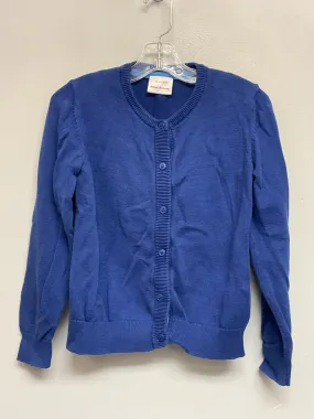 Hanna Andersson Size 10 Blue Cotton Big Girls Sweaters & Vests