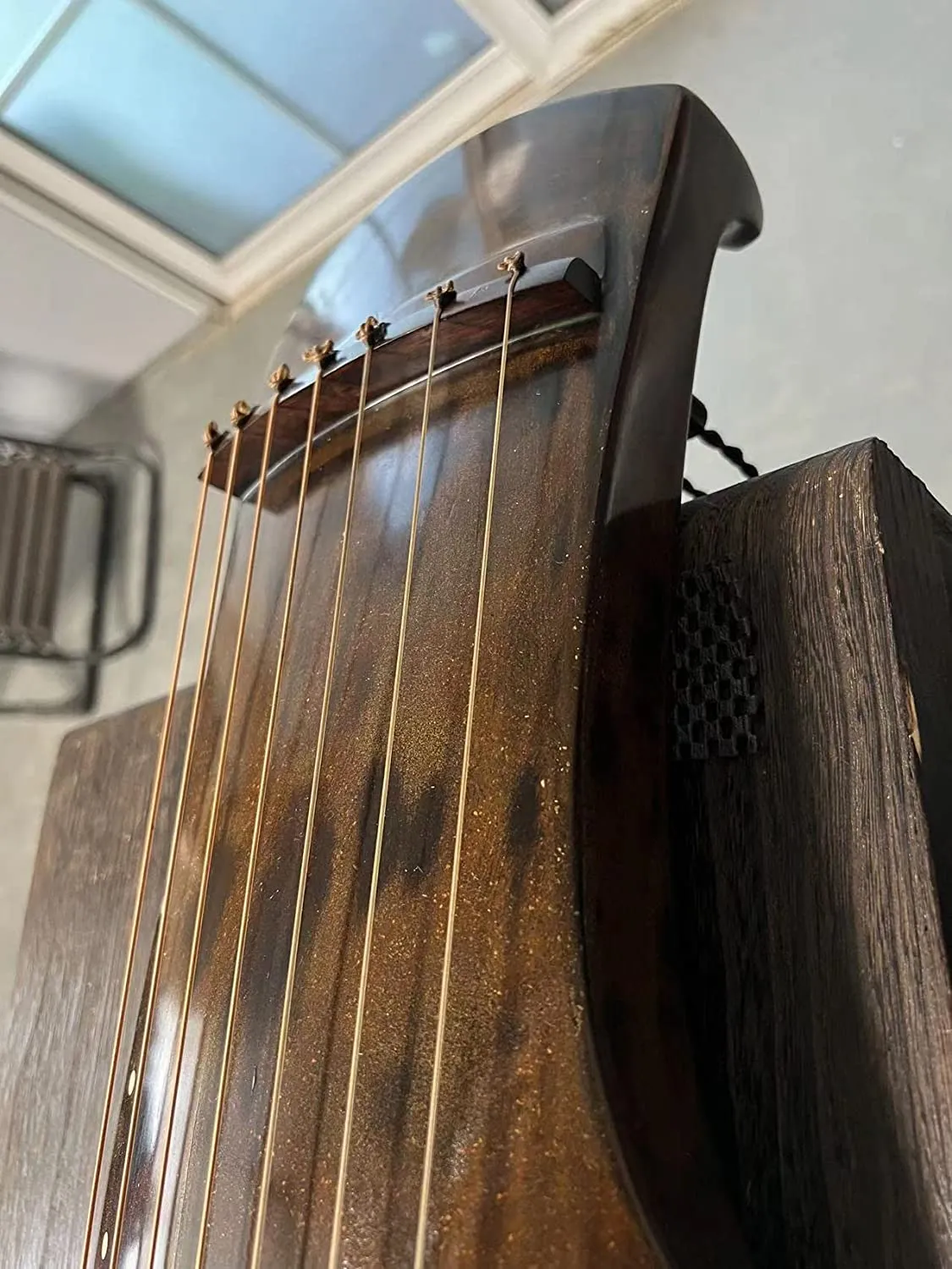 LANDTOM High-Level/concert level pure handmade Fuxi style Fir(杉木）Guqin/Chinese zither…