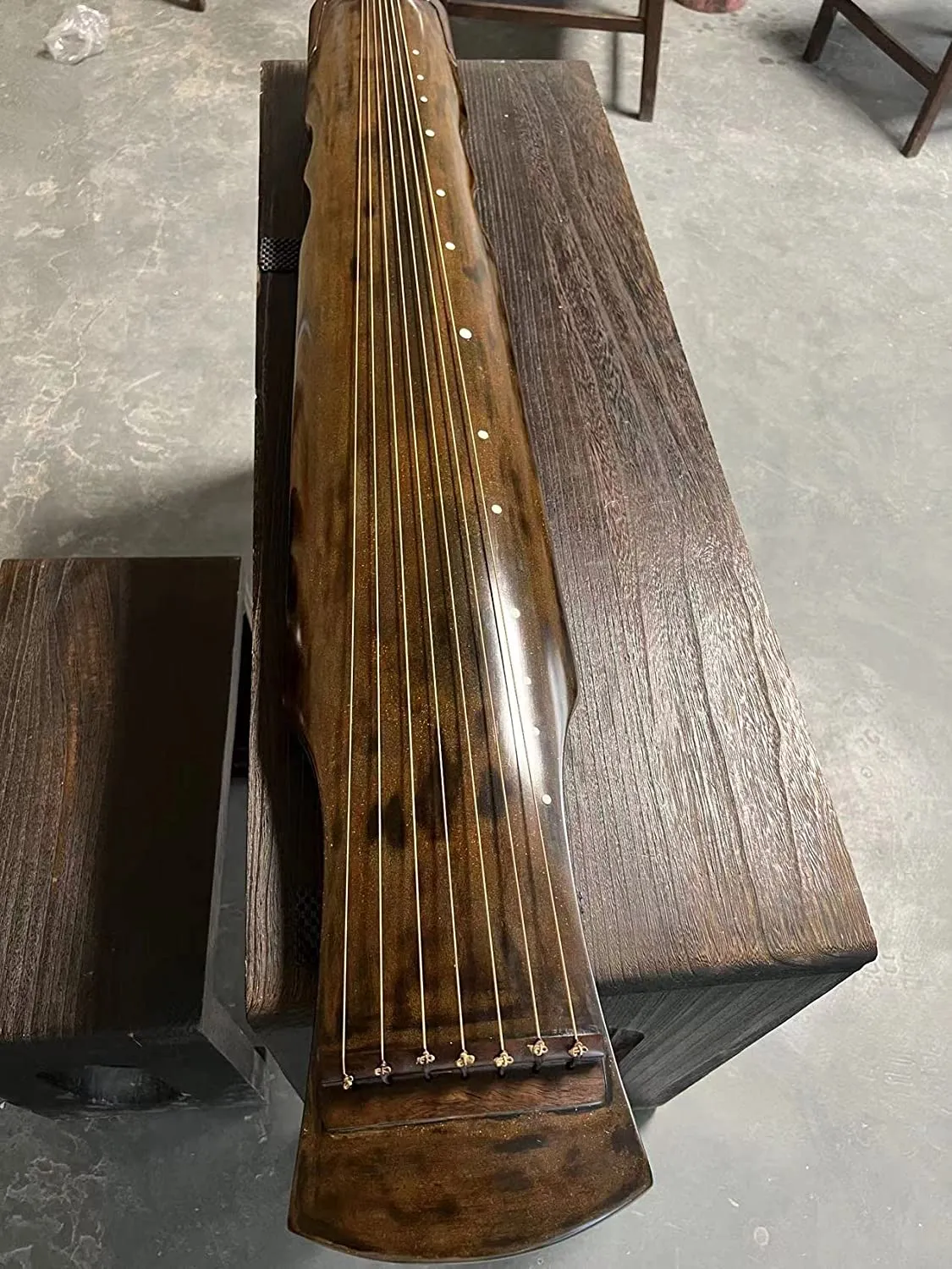 LANDTOM High-Level/concert level pure handmade Fuxi style Fir(杉木）Guqin/Chinese zither…