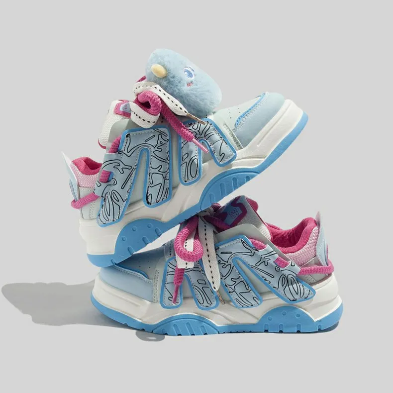 Letters Colorblock Sneakers