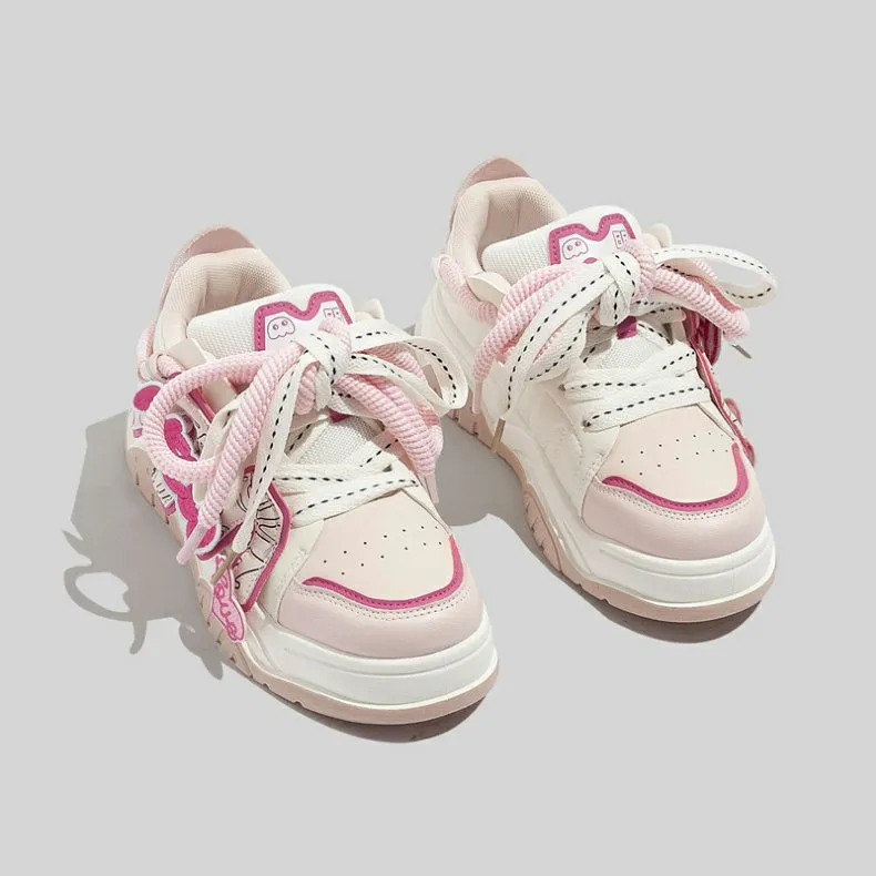 Letters Colorblock Sneakers