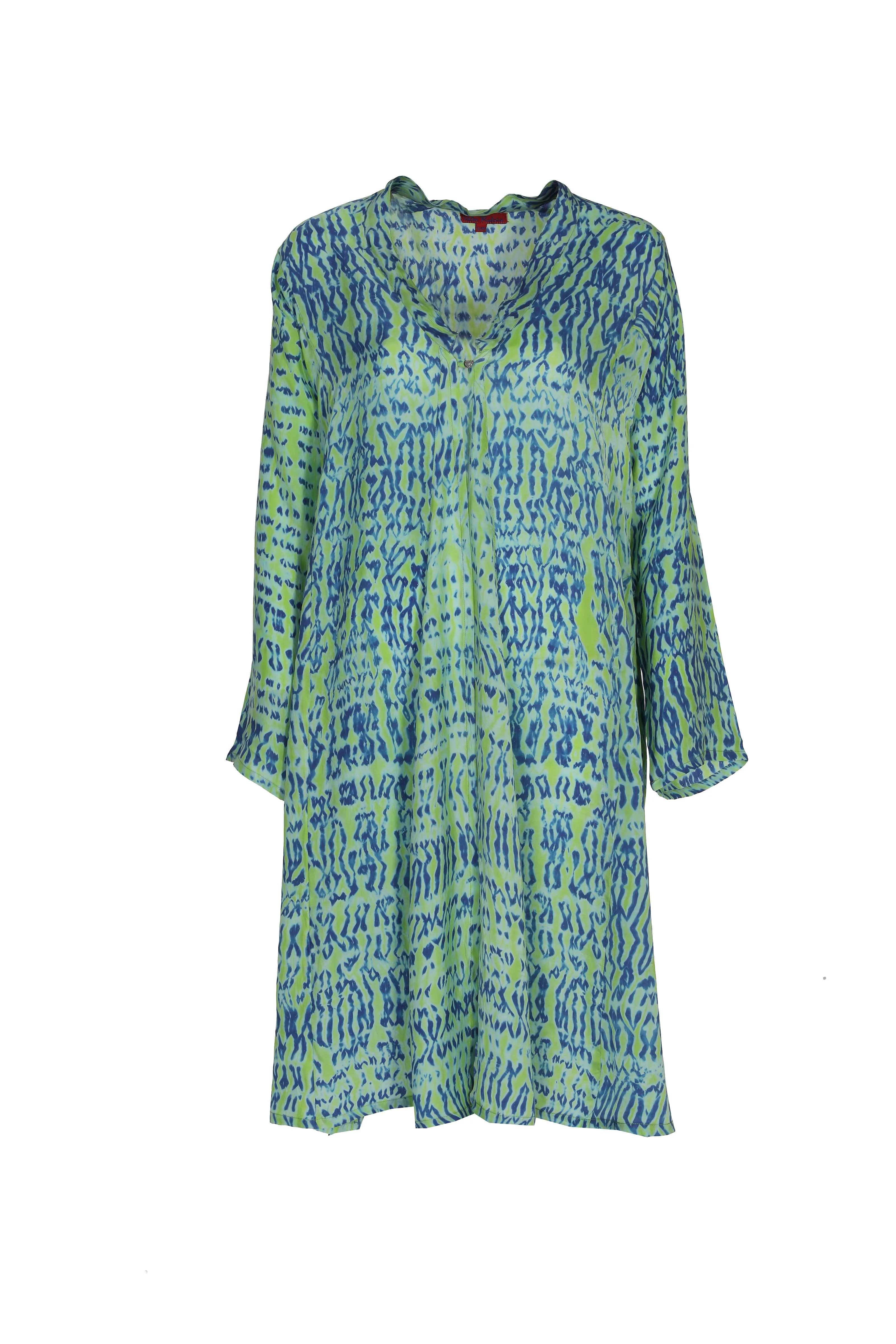 Nargis Jacket Hand Block Printed Pure Cotton Was £79 - Now Only £45 - Only Size S/M Left