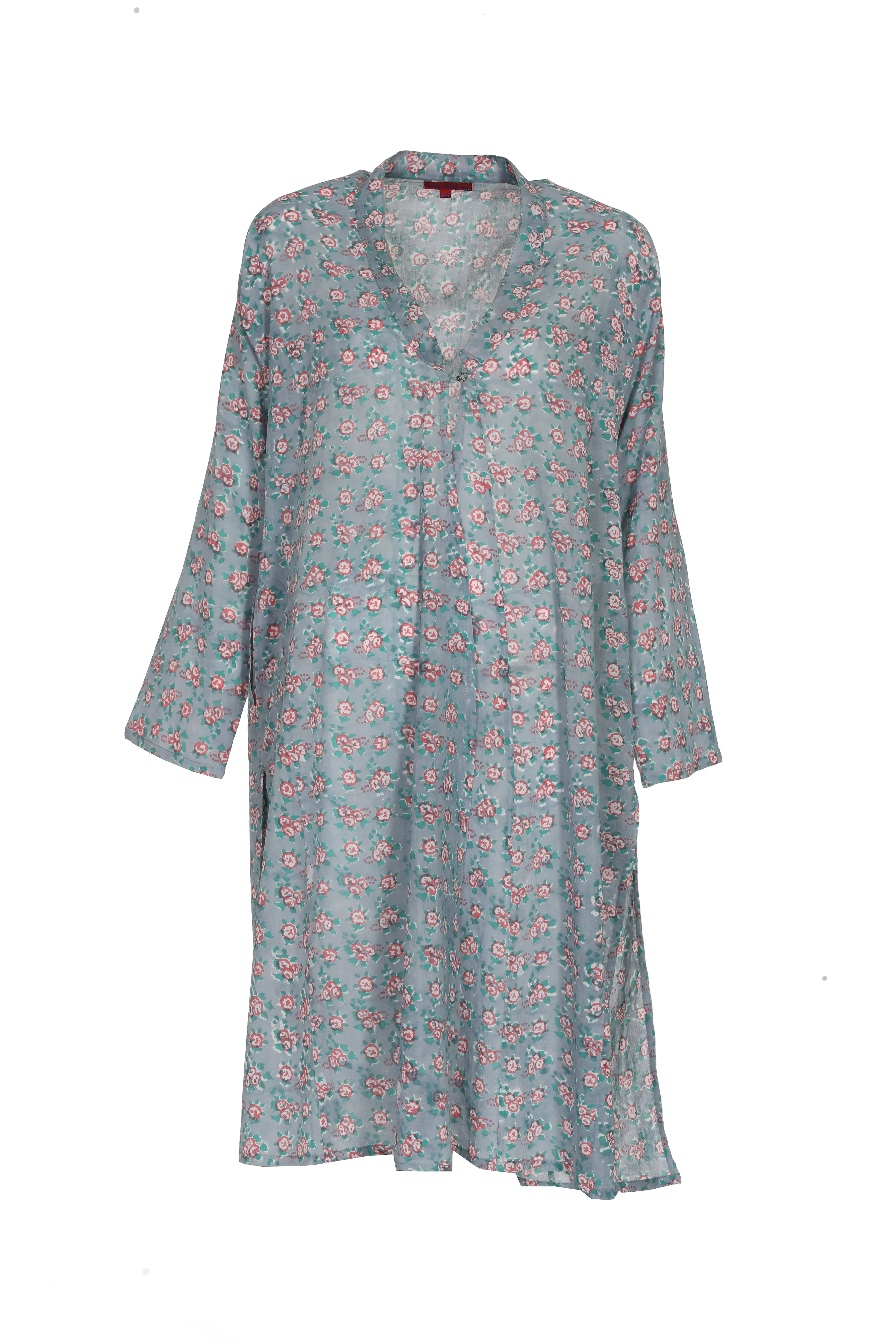 Nargis Jacket Hand Block Printed Pure Cotton Was £79 - Now Only £45 - Only Size S/M Left