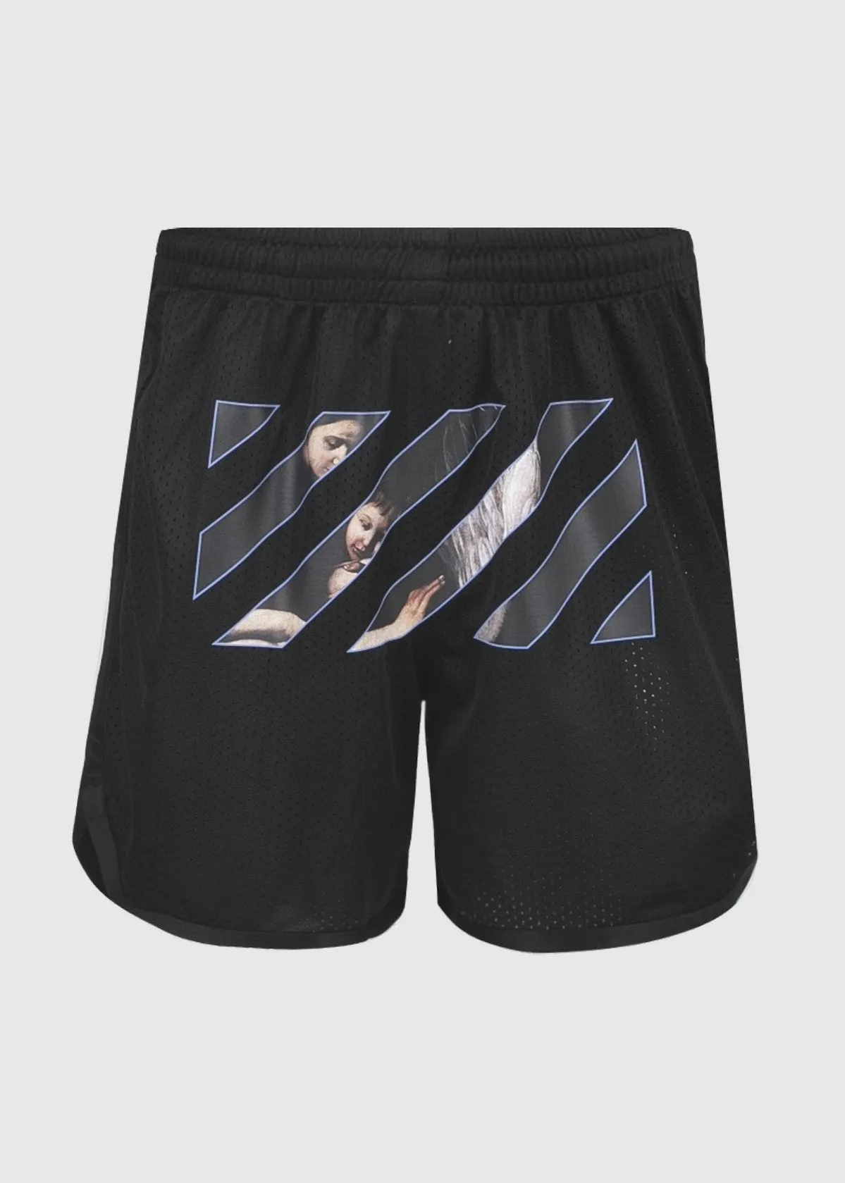 OFF-WHITE: CARAVAG SHORTS [BLACK]
