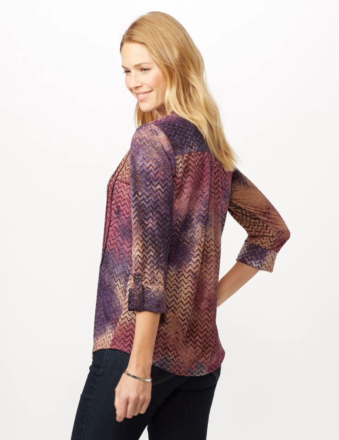 Ombre Jacquard Popover