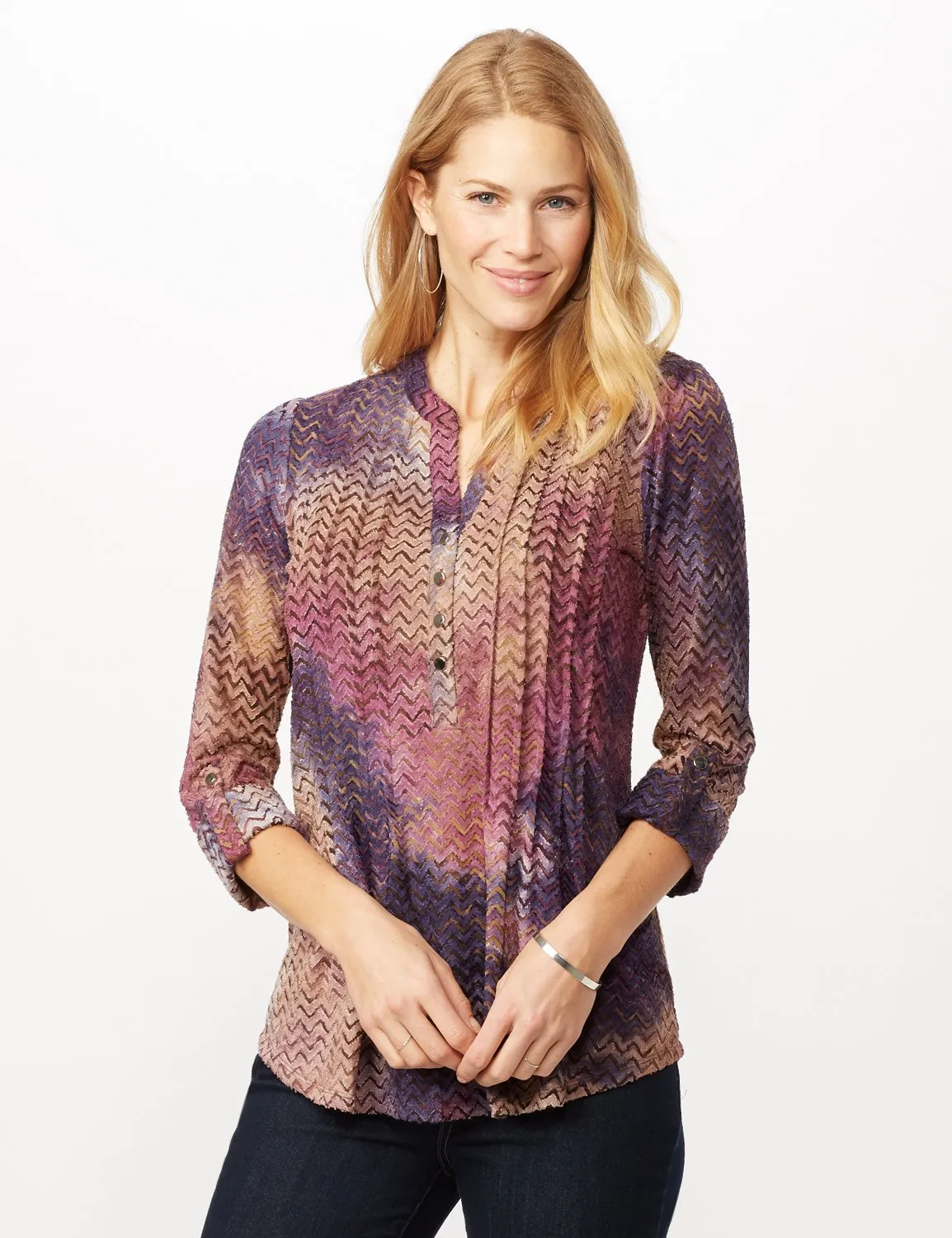 Ombre Jacquard Popover