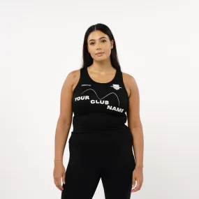 Omnitau Women's Core Crew Neck Athletics Vest - Black