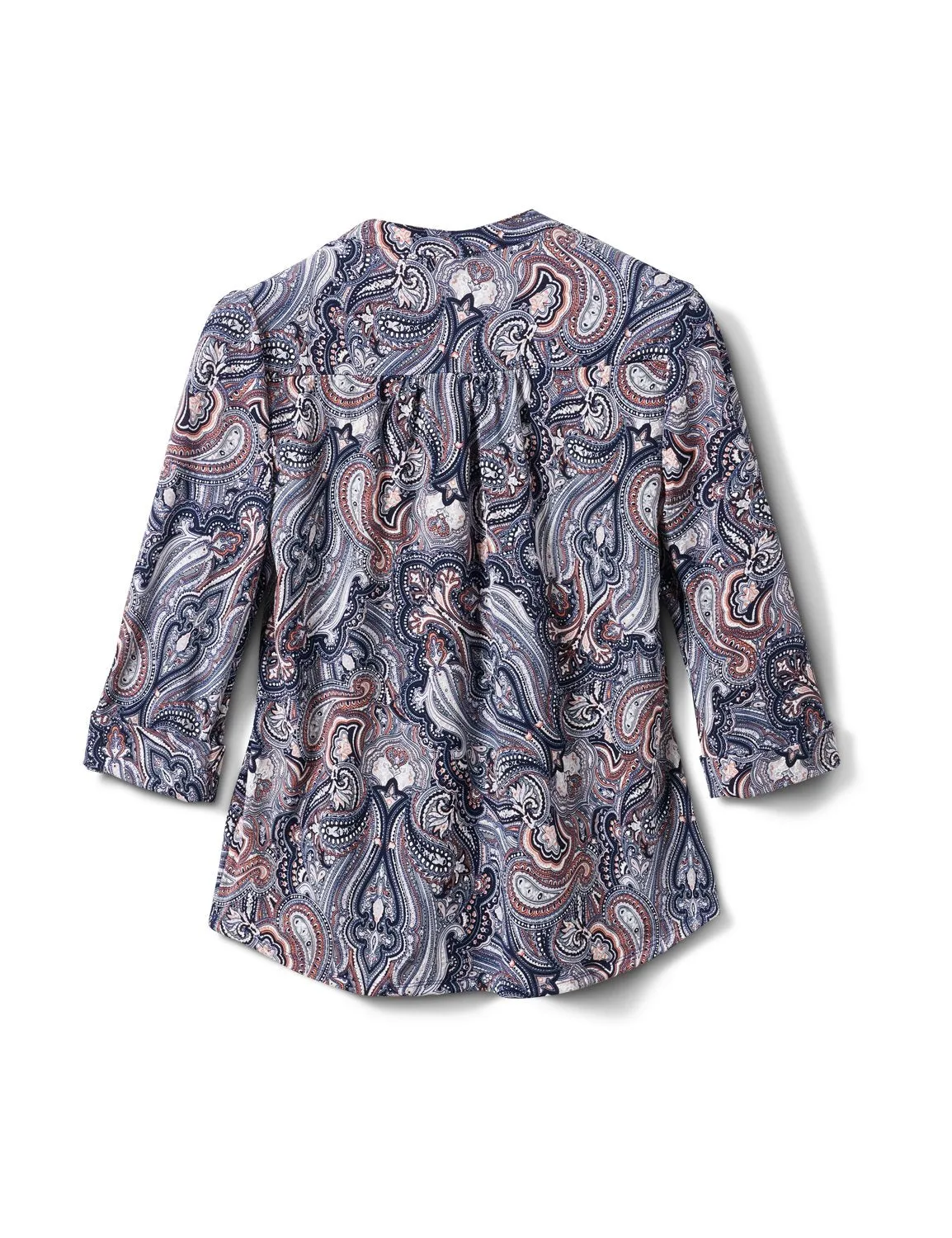 Paisley Pintuck Popover
