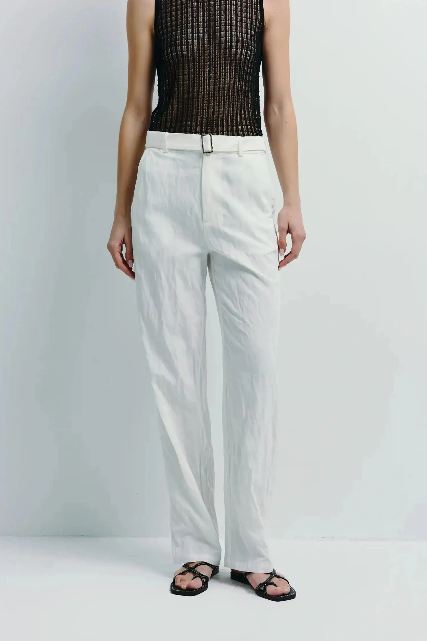 Terrases Crinkled Poplin Pant