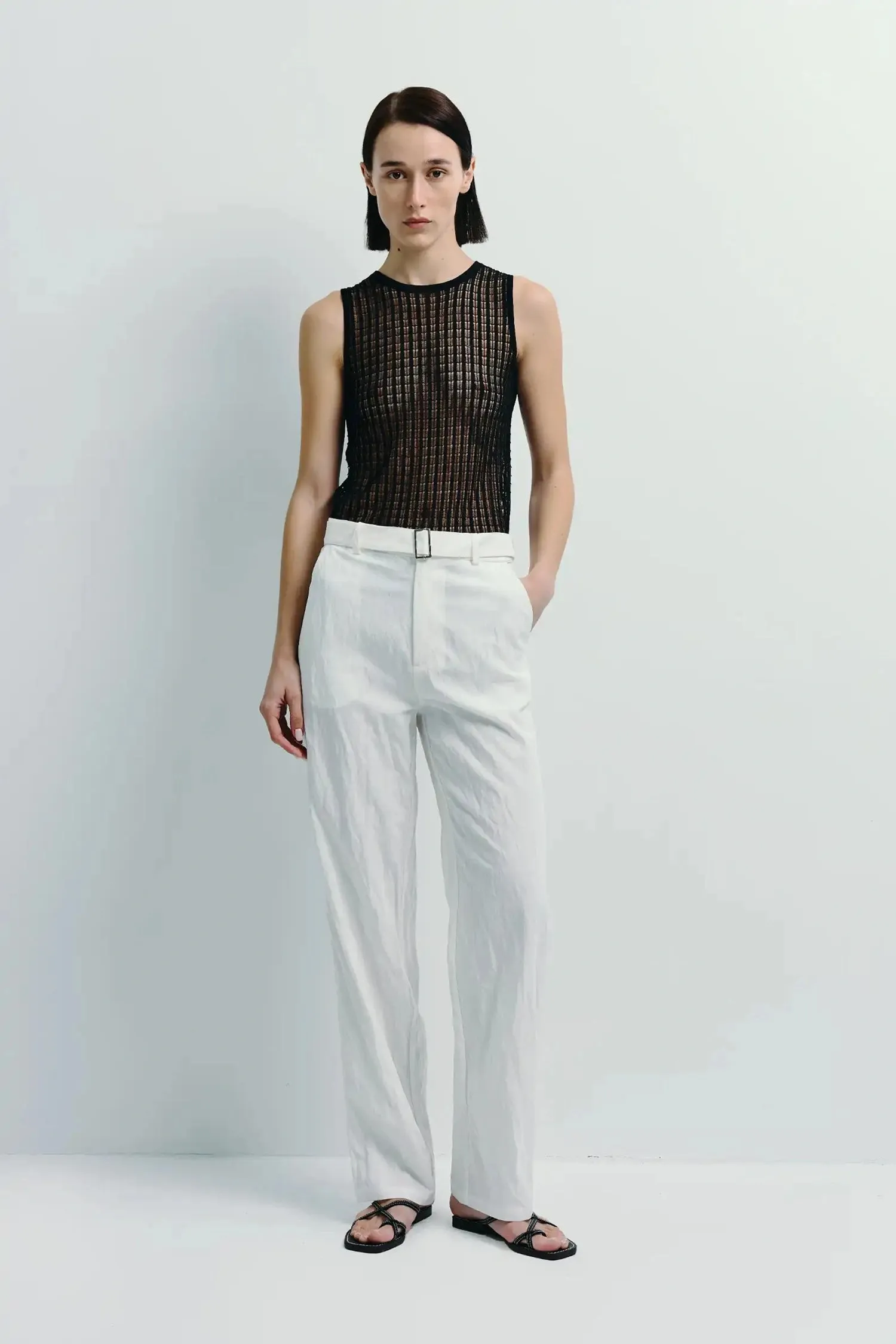 Terrases Crinkled Poplin Pant