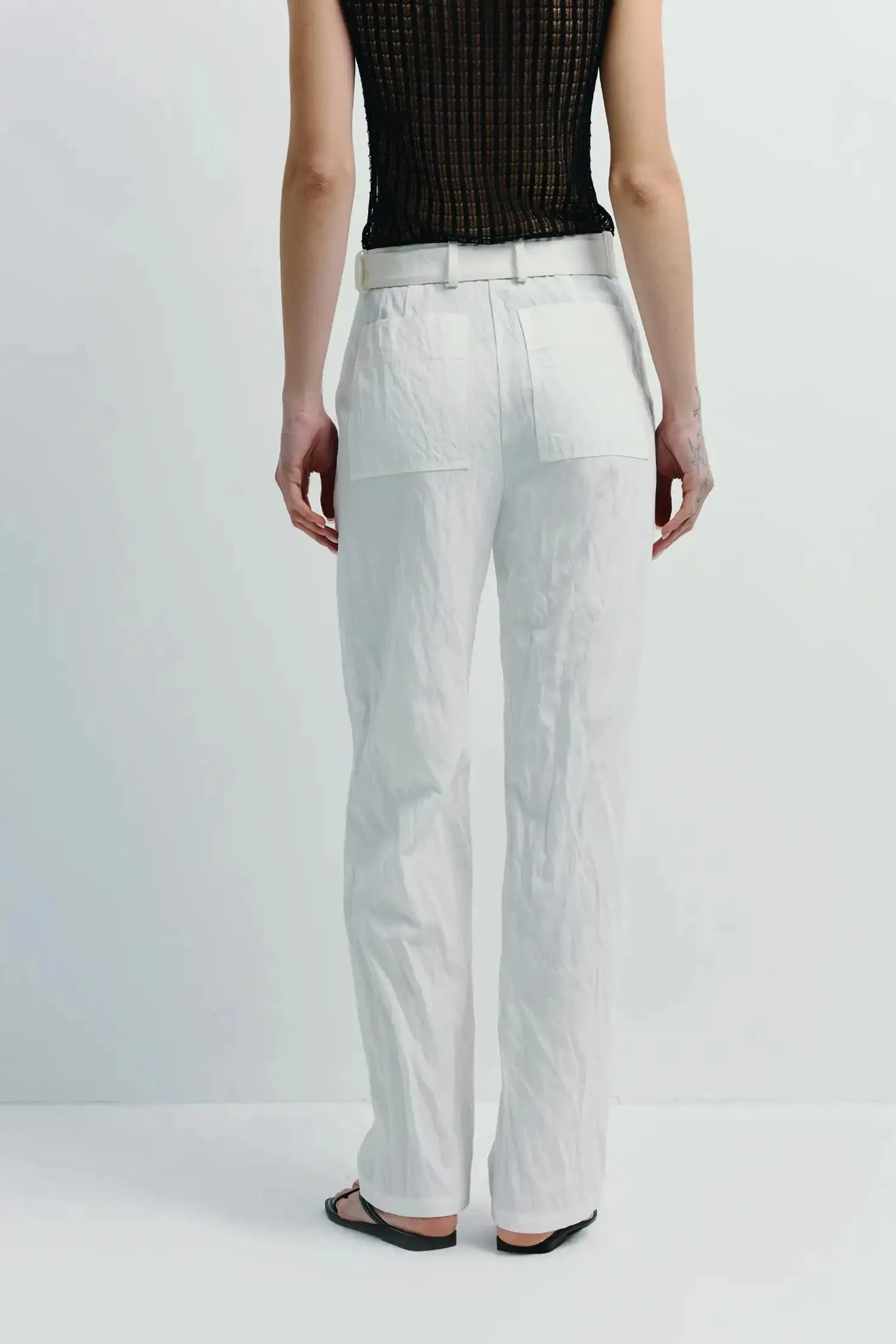Terrases Crinkled Poplin Pant